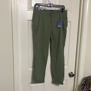 GAP Olive Relaxed Girlfriend Cinco Pants for Women